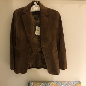 NWT Suede Blazer